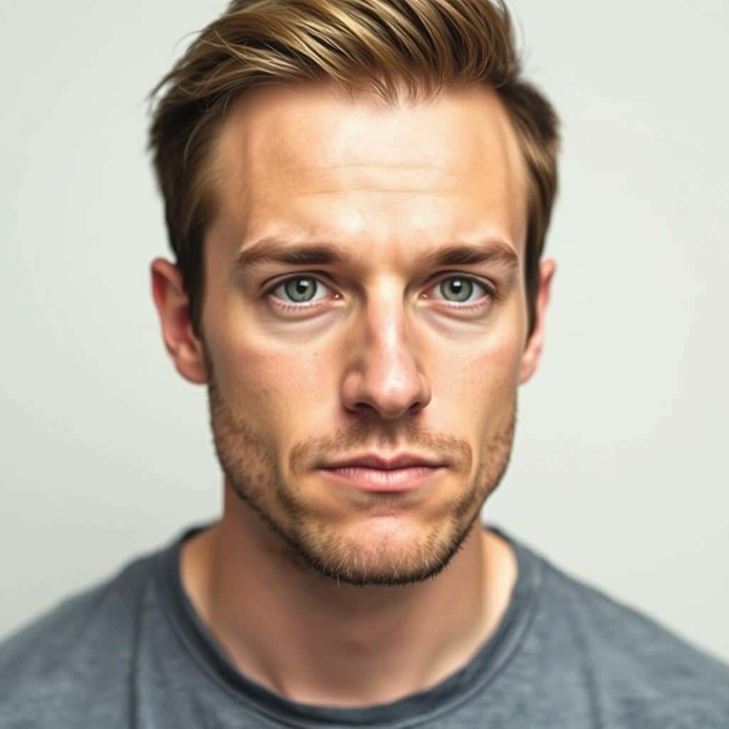 Portrait of Michael, who uses coloring for anxiety management Portrait of Michael, who uses coloring for anxiety management